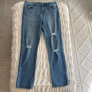 d. jeans Women's Light Blue Straight Leg Jeans